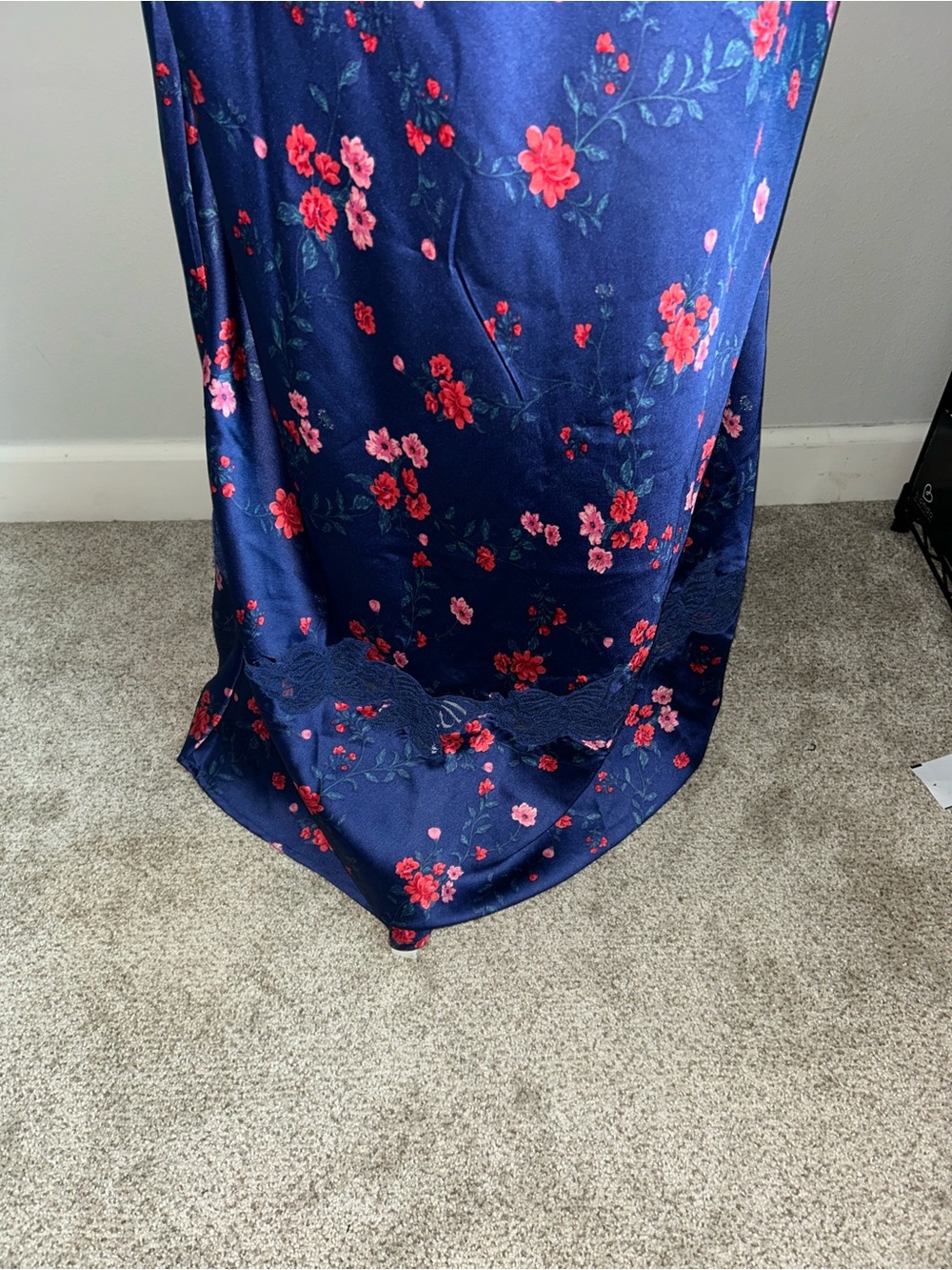 NWT Free People Butterfly Babe Lace Floral Printed Maxi Dress Sz XL - Picture 11 of 14